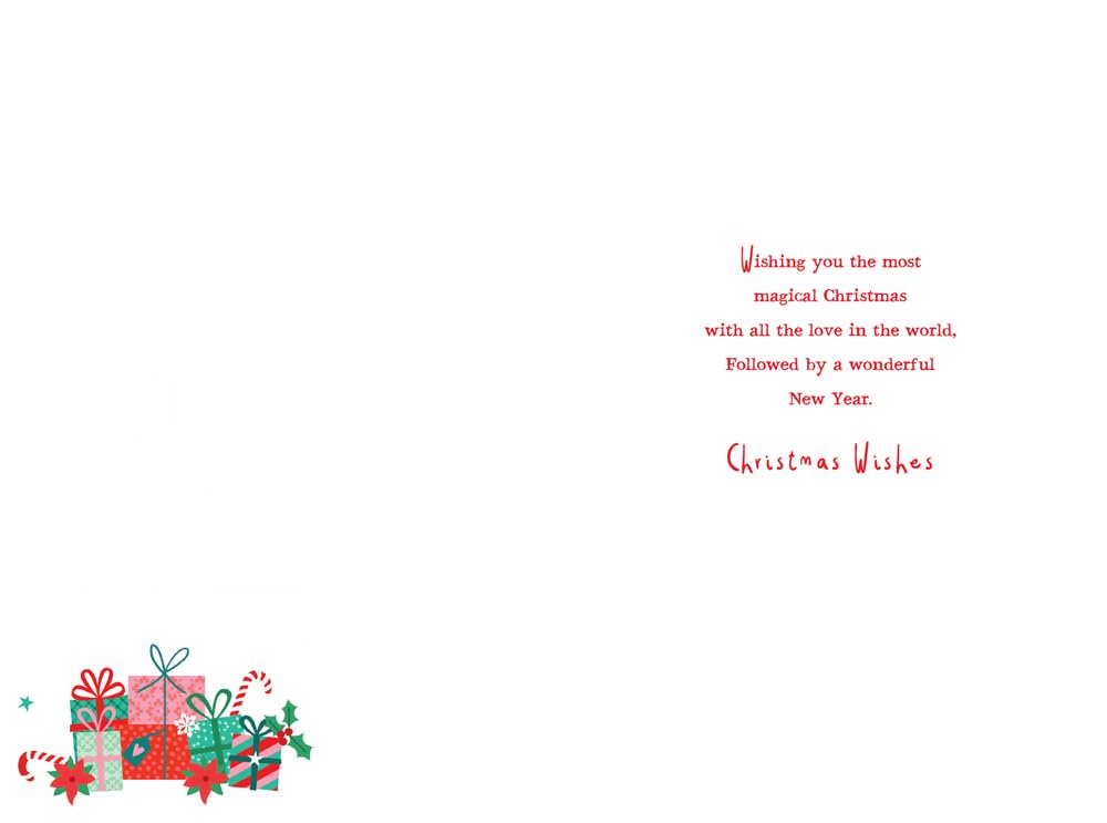 Christmas Card To Special Nan Large Knitting Hedgehogs Chair 15x23cm