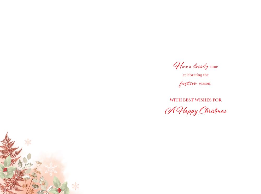 Christmas Card Special Daughter & Partner Large Bauble Gifts 15x23cm
