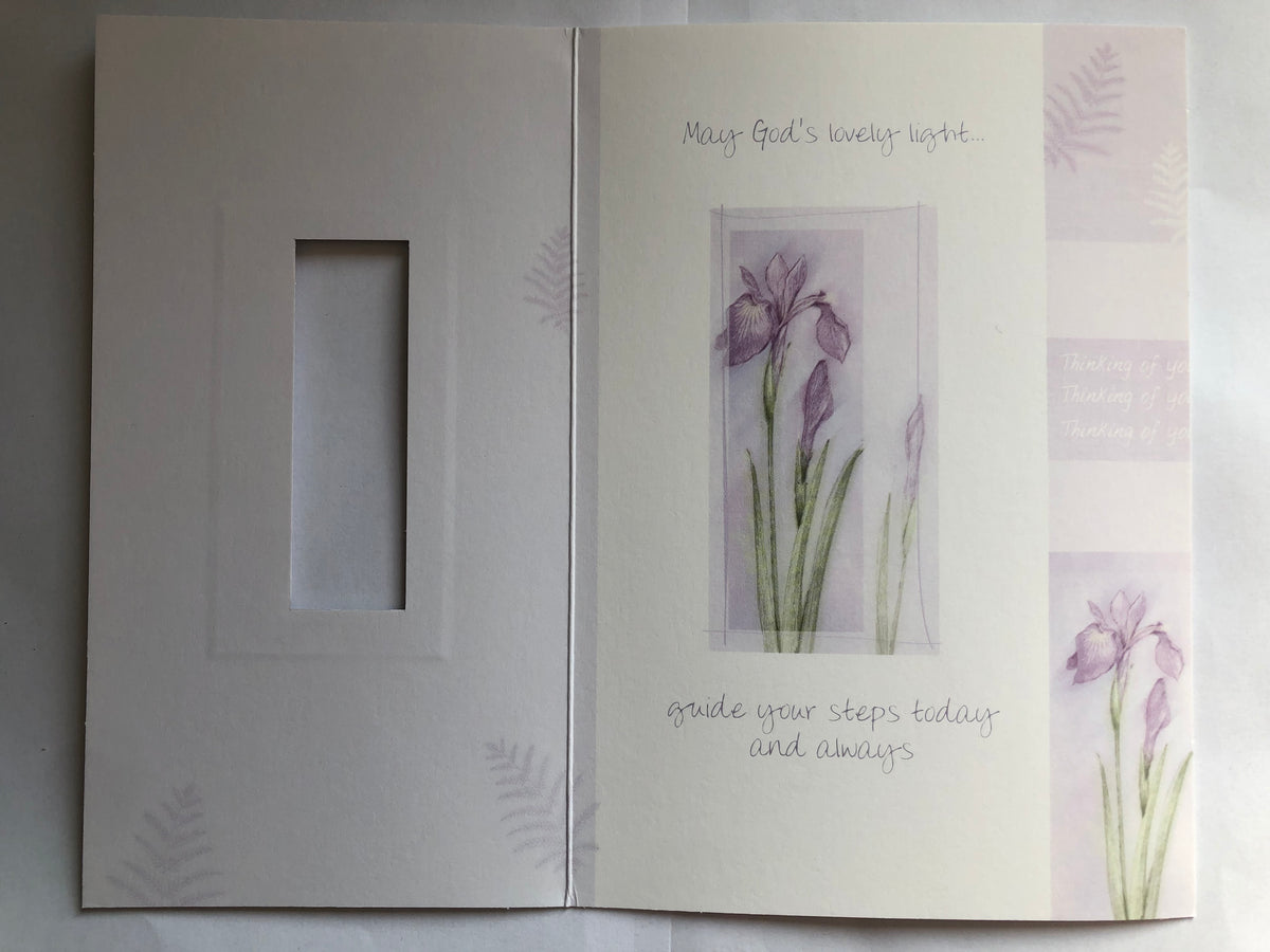 Religious Birthday Card Floral Special Blessings 13 x 19cm 2 Designs