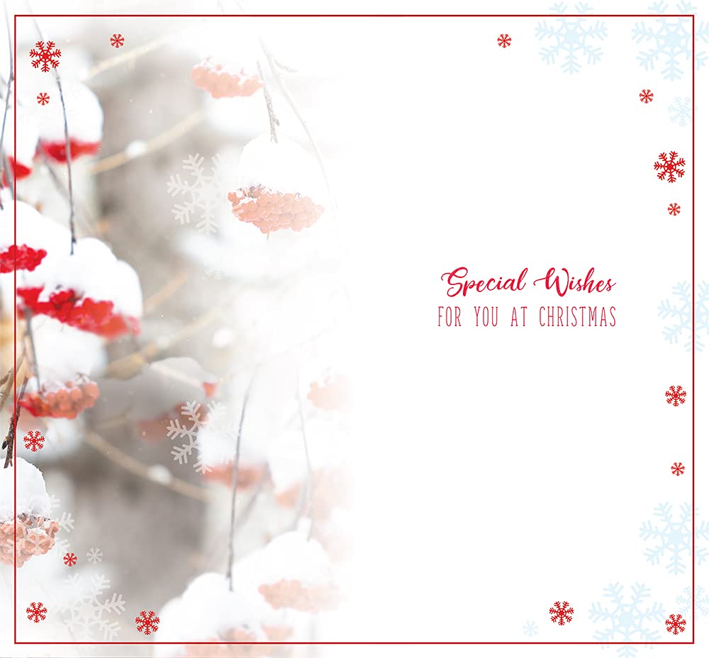 Mum & Dad Christmas Card Tis The Season To Be Jolly Bright Design