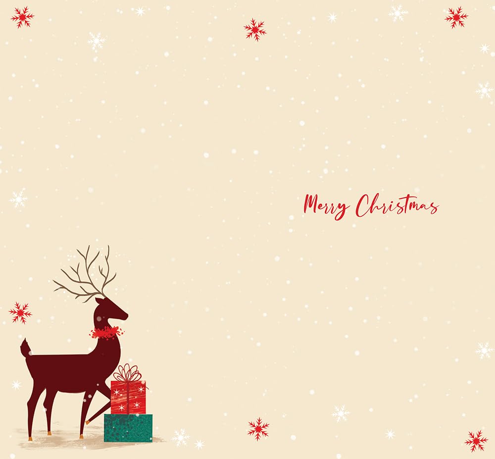 Across The Miles Christmas Card Hope This Shines Bright For You 9" x 5"