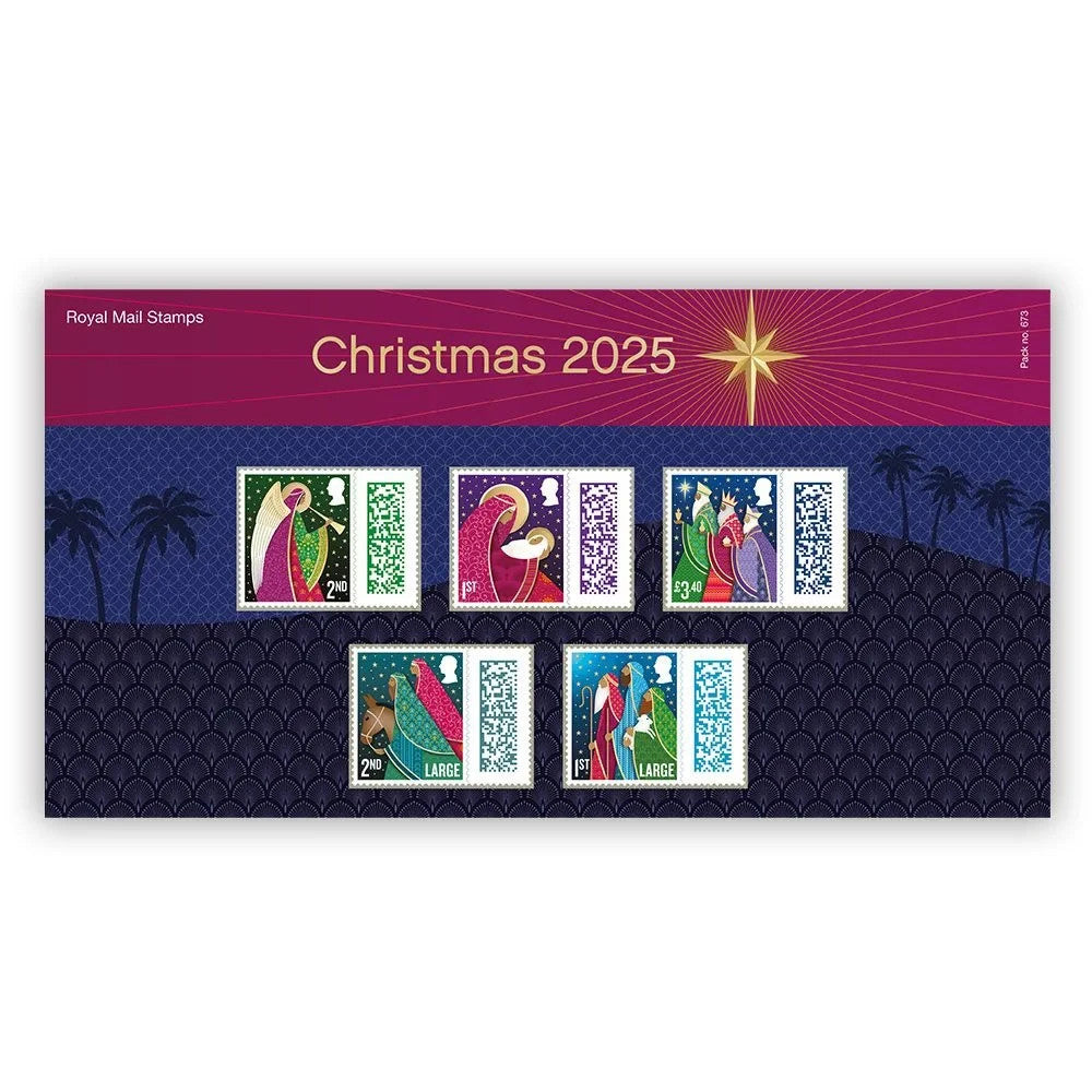 Christmas Stamps Presentation Pack 2025 Pack No.673