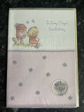 Happy Belated Birthday Card Cute Bears Posting Letter So Sorry