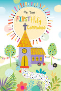 First Holy Communion Card On Your Bright Church Lovely Verse