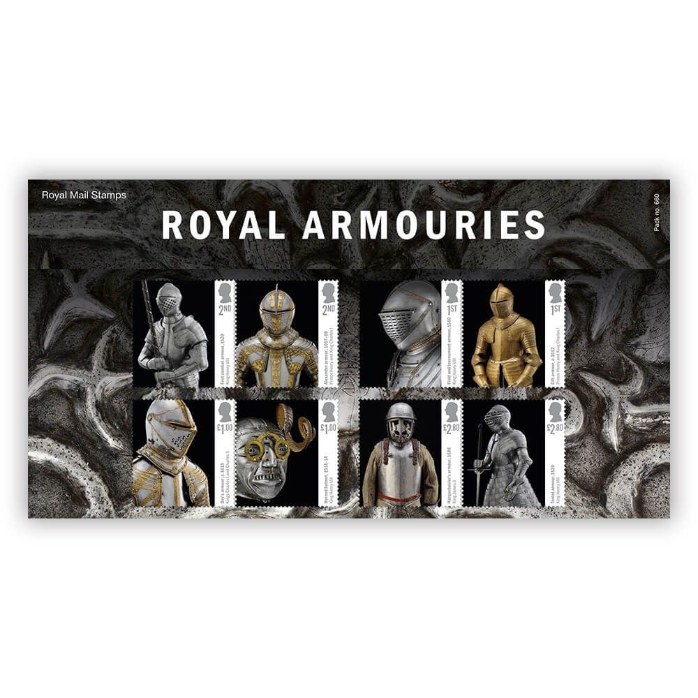 GB 2025 ROYAL ARMOURIES PRESENTATION PACK No. 660 - STAMPS & MINISHEET