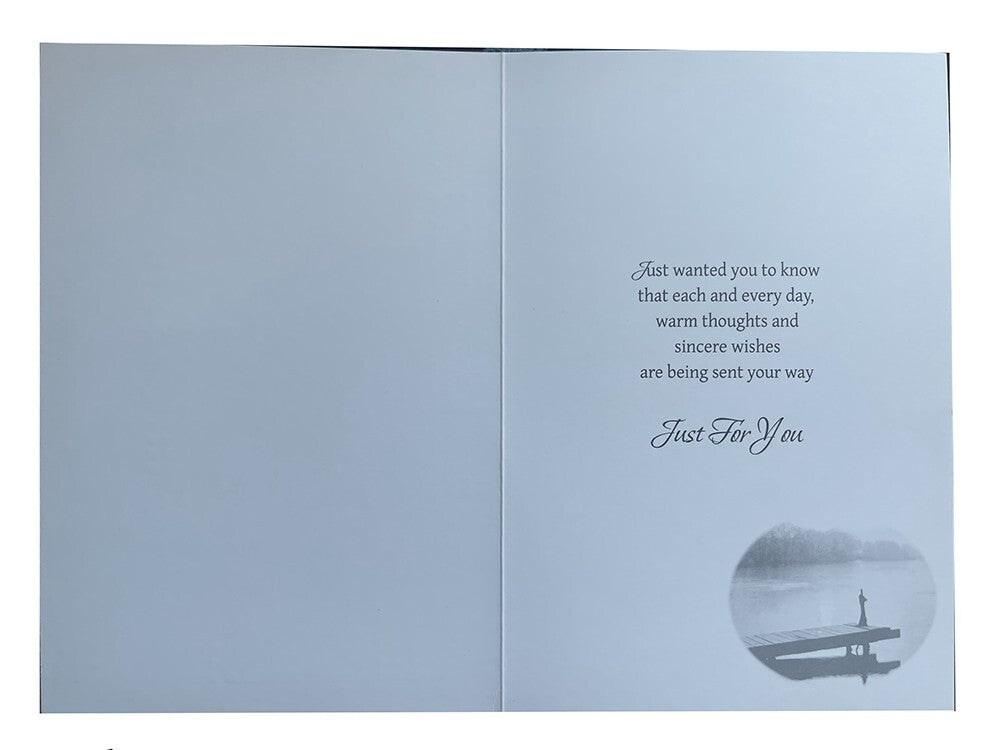 Get Well Soon Card Best Wishes Lake Jetty