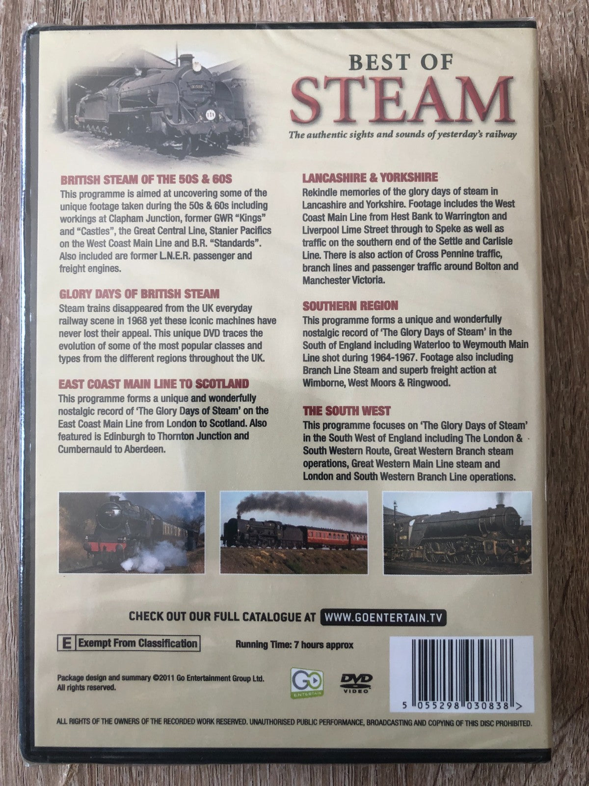 Best Of Steam Trains 6 Disc DVD Documentary Brand New Sealed UK Release R2