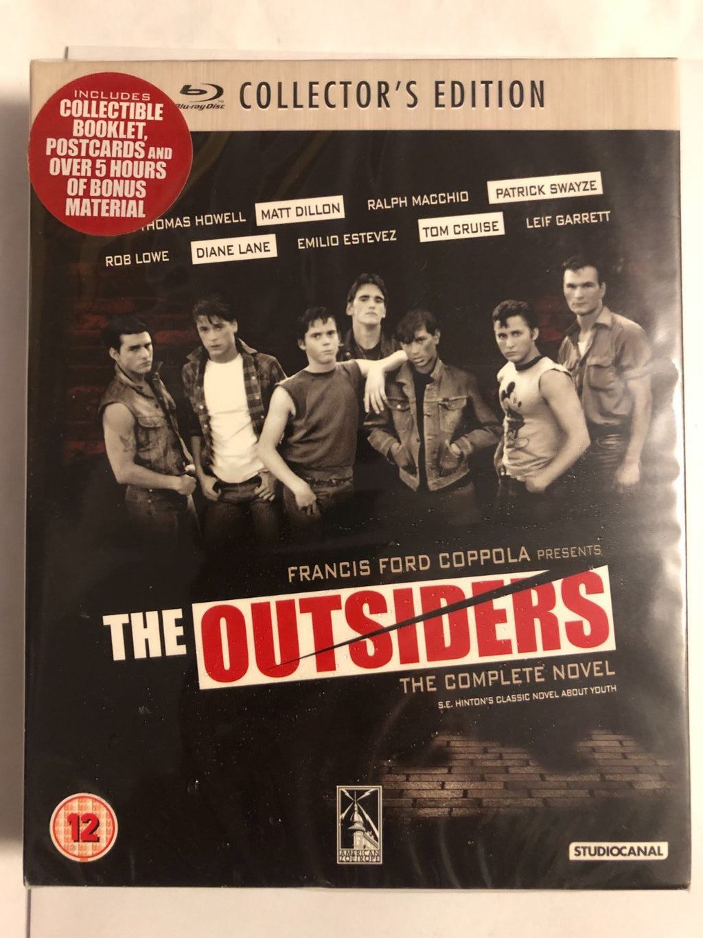 Outsiders - Special Edition (12) 1983 Blu-ray UK Release  New & Sealed