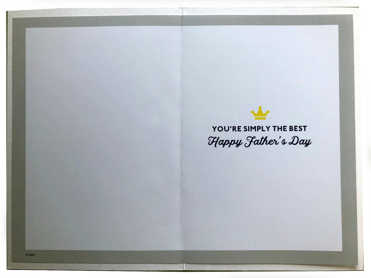 Dad Father's Day Card One Of A Kind True Gent Boss Ace NO1 Design Luxury