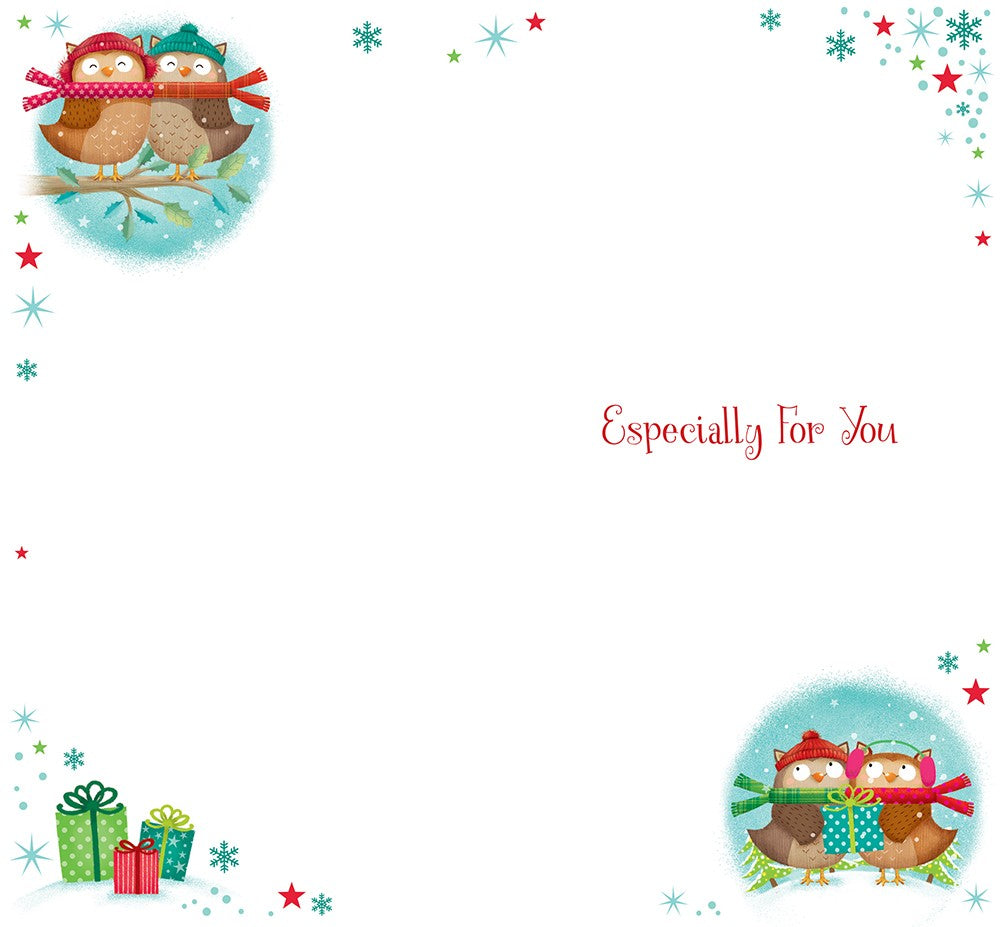 Grandchildren Christmas Card Festive Magic Is In The Air Have A Wonderful Time