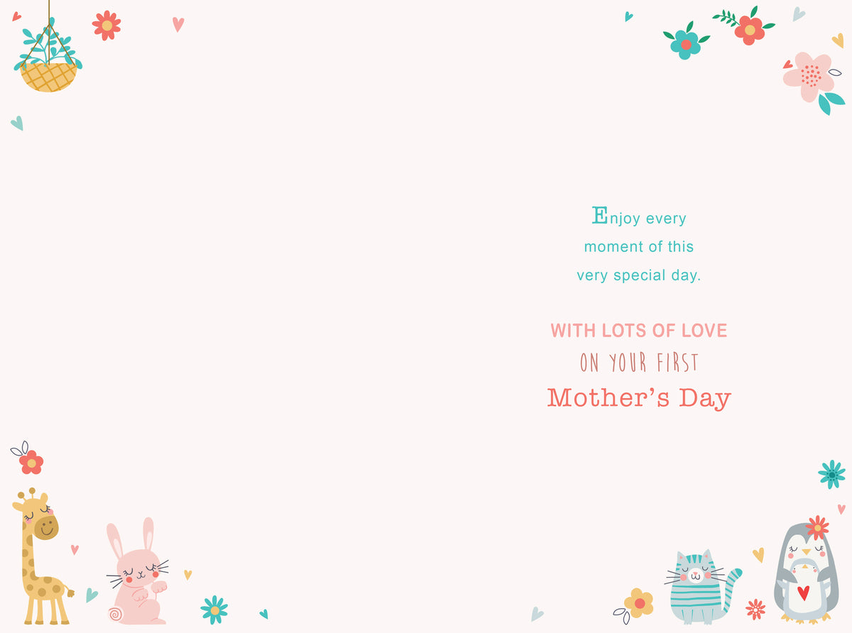 WIth Lots Of Love Happy 1st Mothers Day Happy Mother's Day Card Lovely Verse