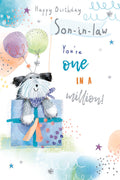 Son In Law Birthday Card Happy Birthday You're One In A Million Cute Dog