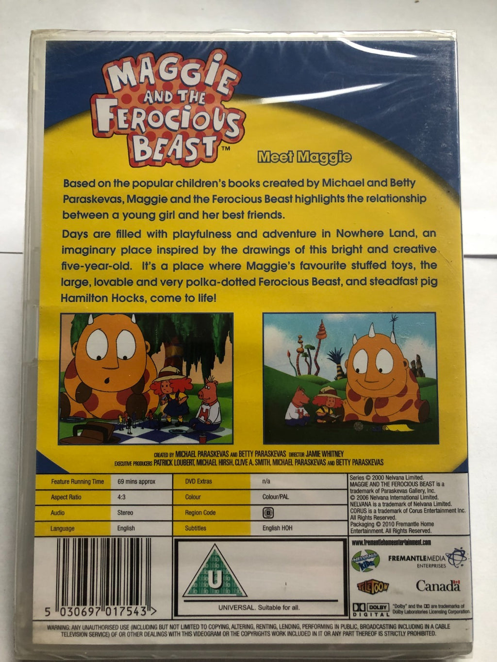 Maggie and the Ferocious Beast - Meet Maggie New & Sealed UK R0 DVD