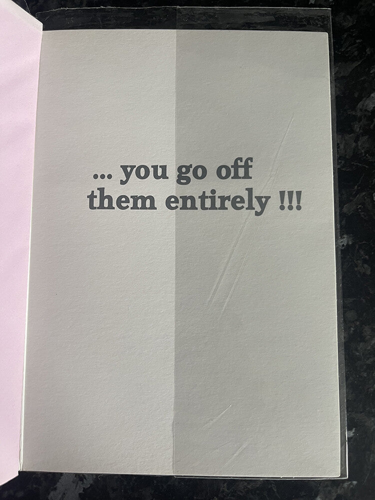 Open Funny Birthday Card Remember Diets Are Like Men