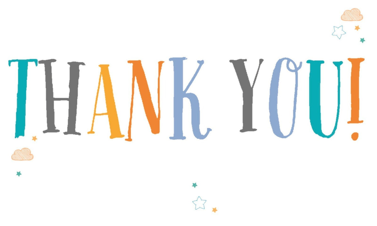 Thank You Greeting Card Just Wanted To Say A Big Teddy Design Bright Modern
