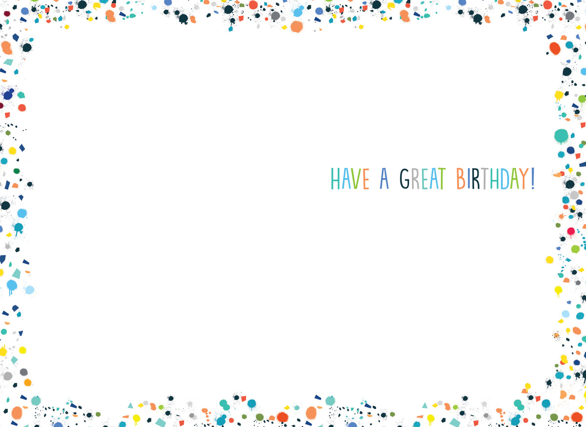 Brother Happy Birthday Card You're Not Weird To Me You're Unique