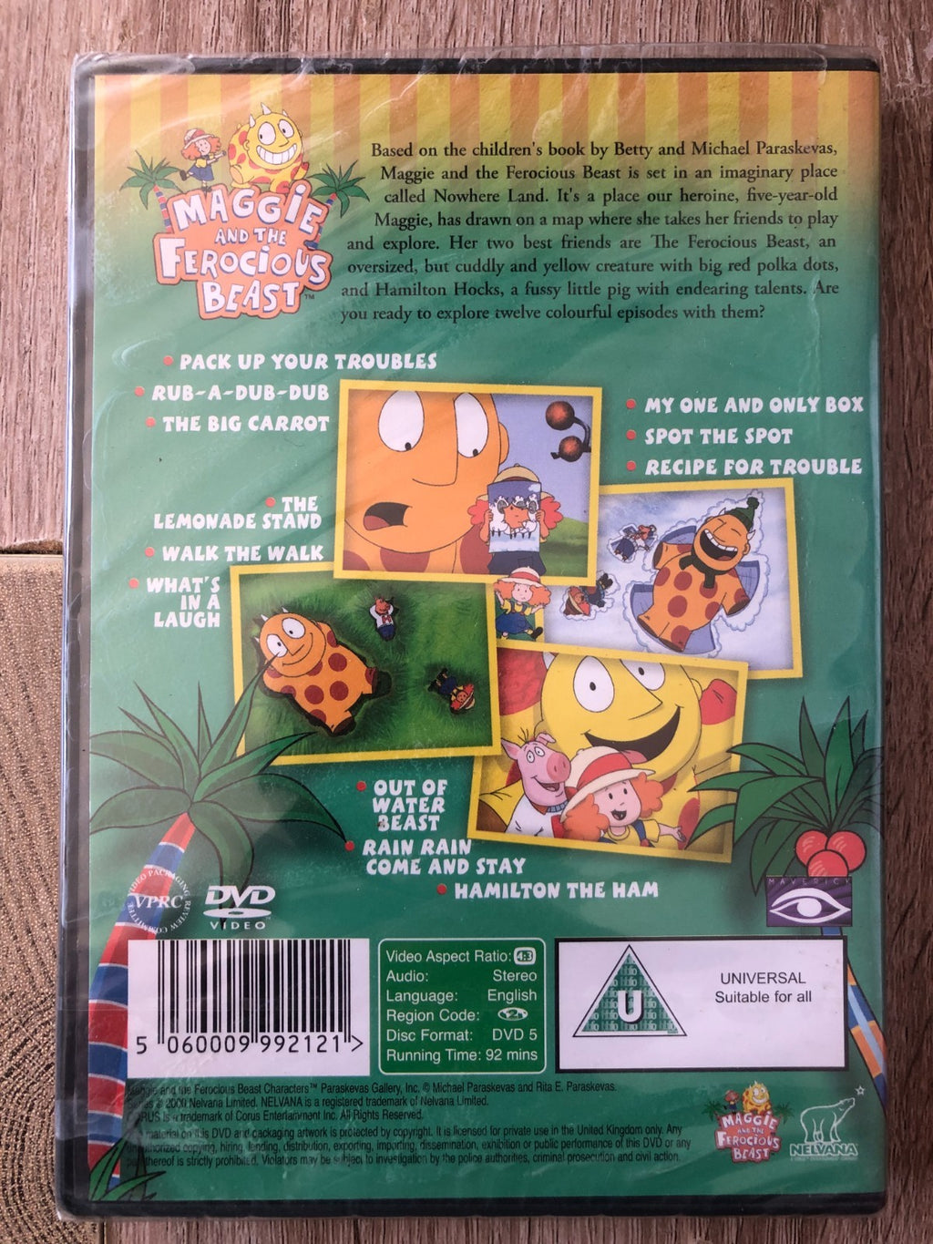 Maggie And The Ferocious Beast - Pack Up Your Troubles  (DVD) New & Sealed
