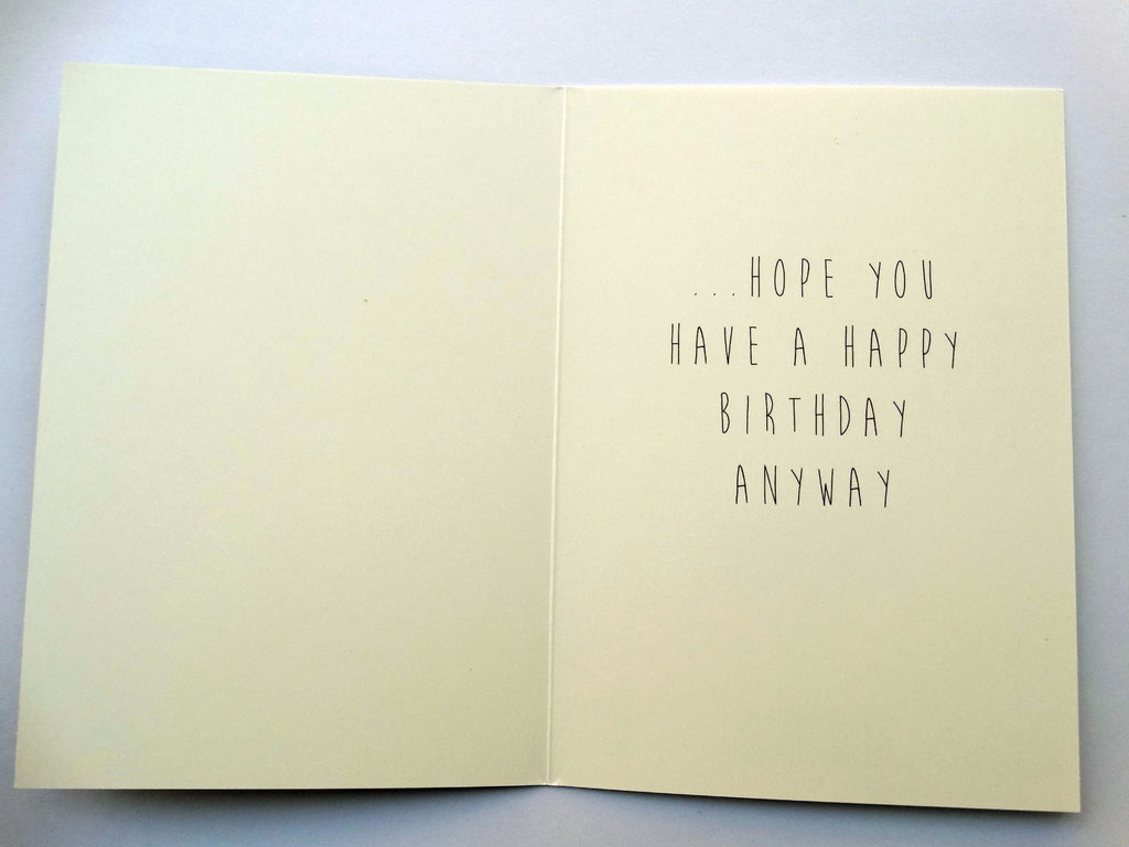 Humour Happy Birthday Card If You Think This Card Is Crap You  ..Humorous Funny