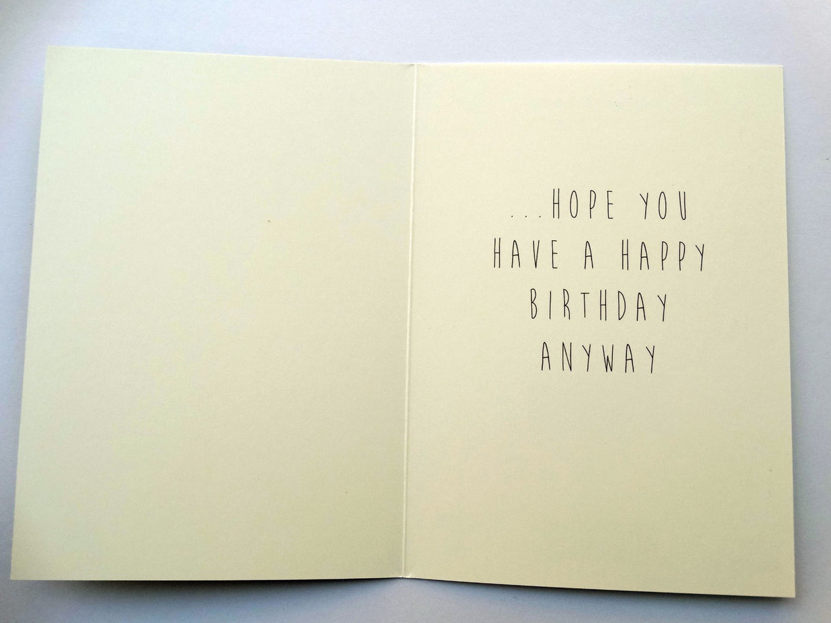 Humour Happy Birthday Card If You Think This Card Is Crap You  ..Humorous Funny