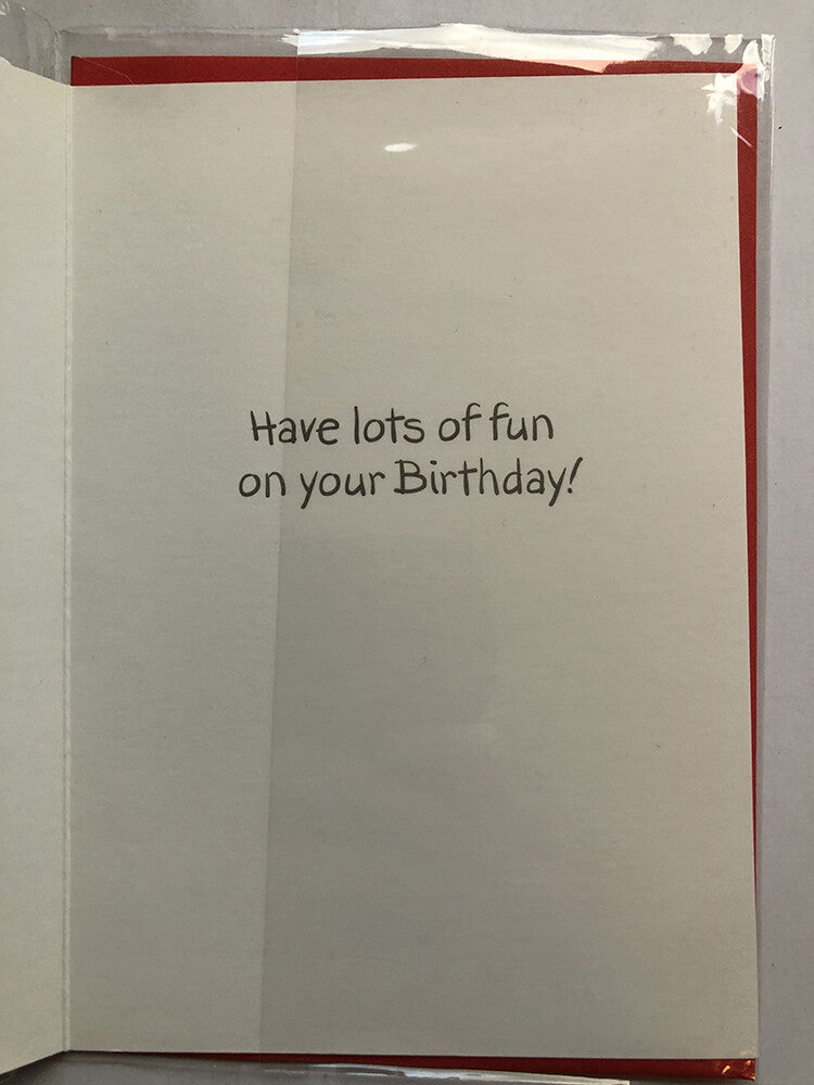 Godson Happy Birthday Card Cute Dinosaur & Balloon