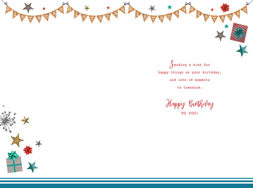 Son 30th Birthday Card 30 Today Bunting Happy Design Lovely Verse