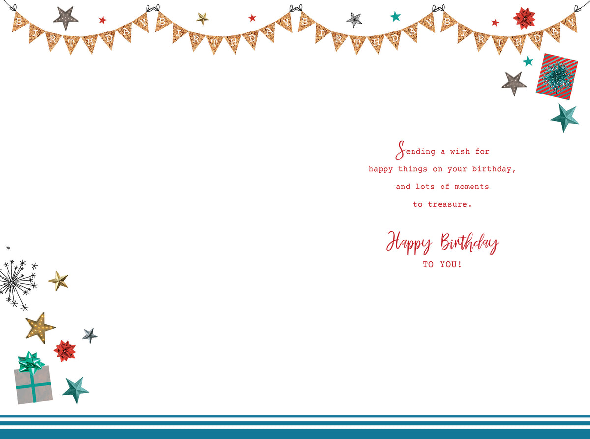 Son 30th Birthday Card 30 Today Bunting Happy Design Lovely Verse
