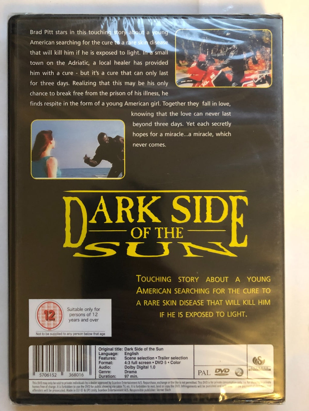Dark side of the Sun DVD New Brad Pitt 2007 New & Sealed