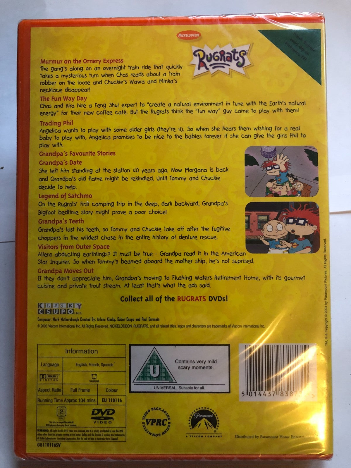Rugrats Mysteries (2004) Rugrats DVD Region 2 New & Sealed