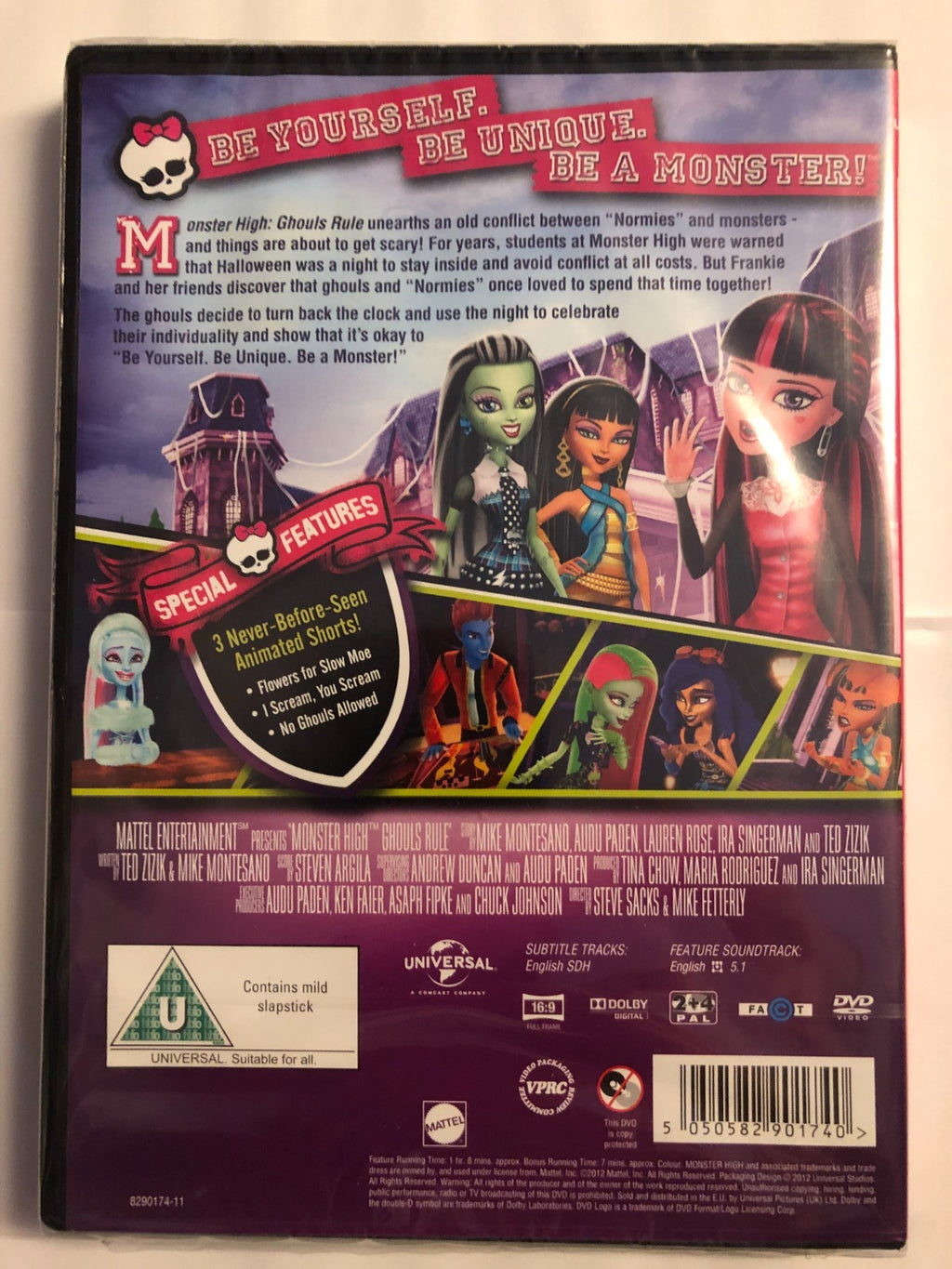 Monster High: Ghouls Rule DVD Children's & Family (2012) New Sealed