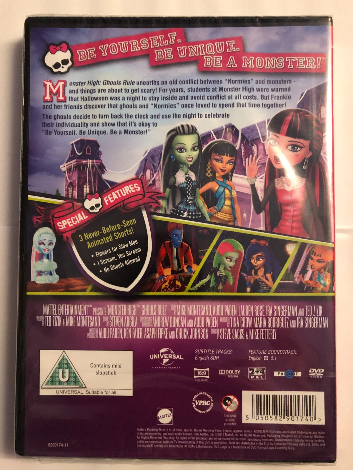 Monster High: Ghouls Rule DVD Children's & Family (2012) New Sealed