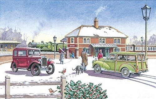 Nostalgic Traditional Tractors  Landrover Canal Christmas Card 28 Designs