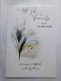 To All The Family Sympathy Condolence Card