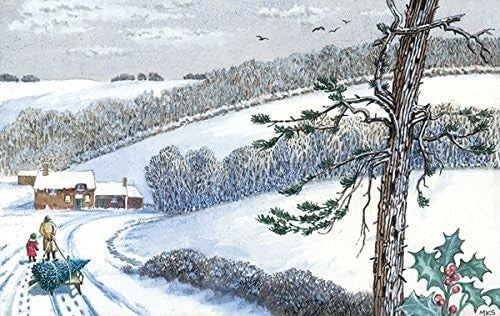 Nostalgic Traditional Tractors  Landrover Canal Christmas Card 28 Designs