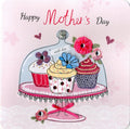 Happy Mother's Day Mum 3d Cupcakes Design Large Mothers Day Card