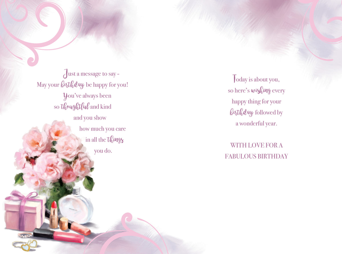 Mam 60th Birthday Card 60 Today Flowers Make Up Happy Lovely Verse