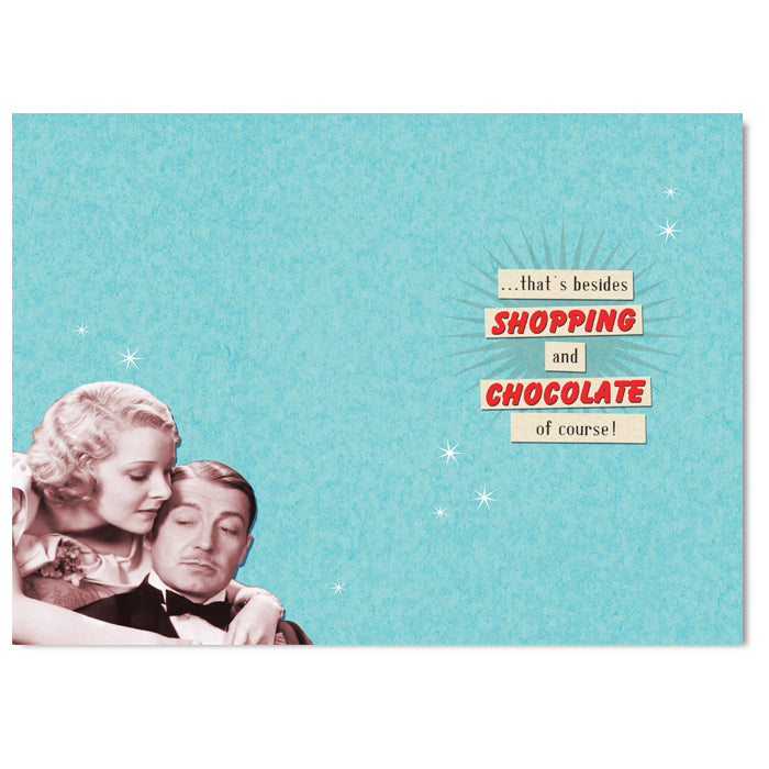 Husband Anniversary Card On Our You're My One True Love..Humorous