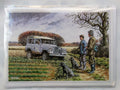 NEW Land Rover Working Dogs "Ready For Anything" Card - 8"x6" Modern UK P&P