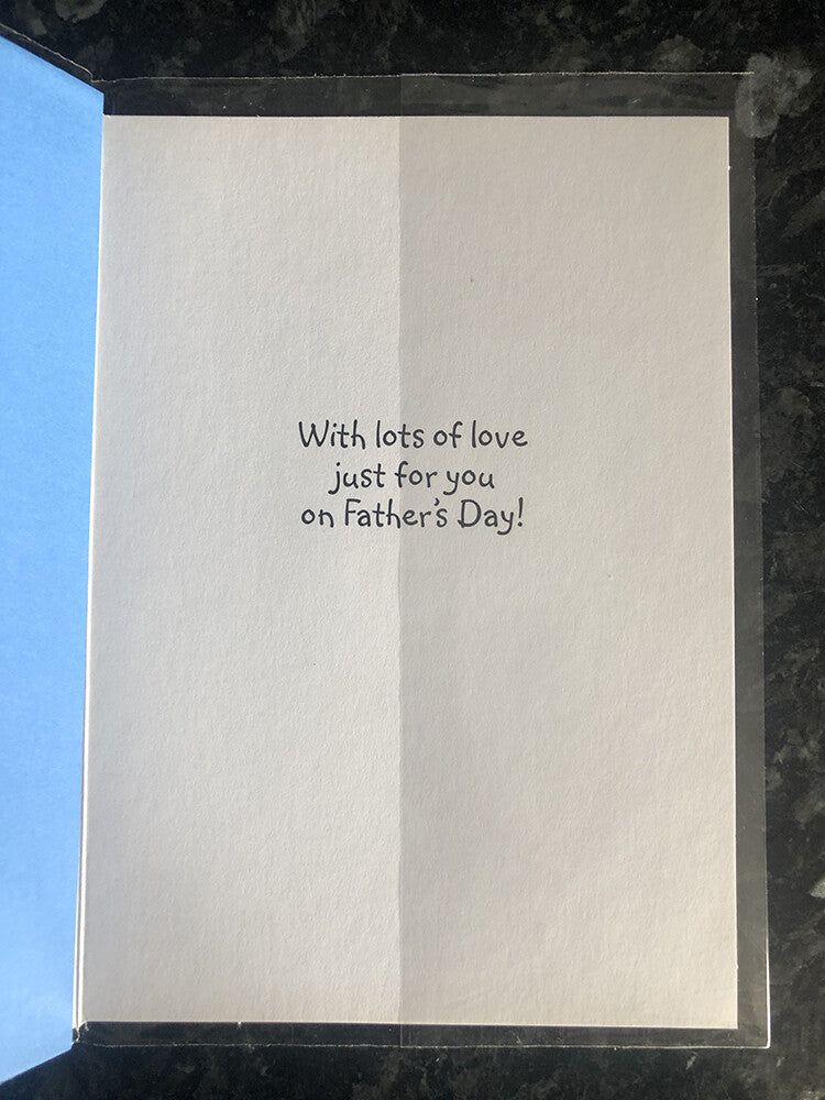Happy Fathers Day Card Daddy Cute Bears Hugging