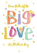 From Both Of Us Big Love On Happy Mother's Day Card Lovely Verse