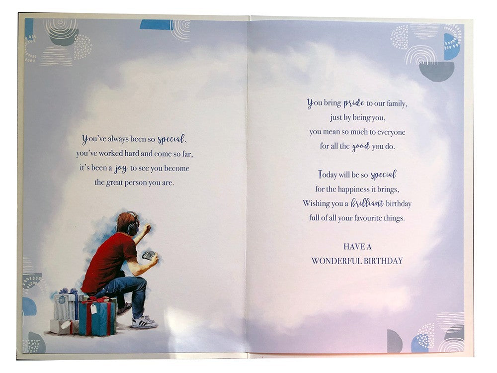 Nephew 16th Birthday Card 16 Today Gaming Gifts  Happy  Lovely Verse