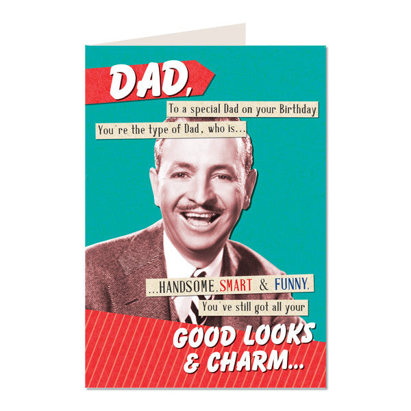 Dad Happy Birthday Card To A Special Dad On Your Birthday Humorous Funny