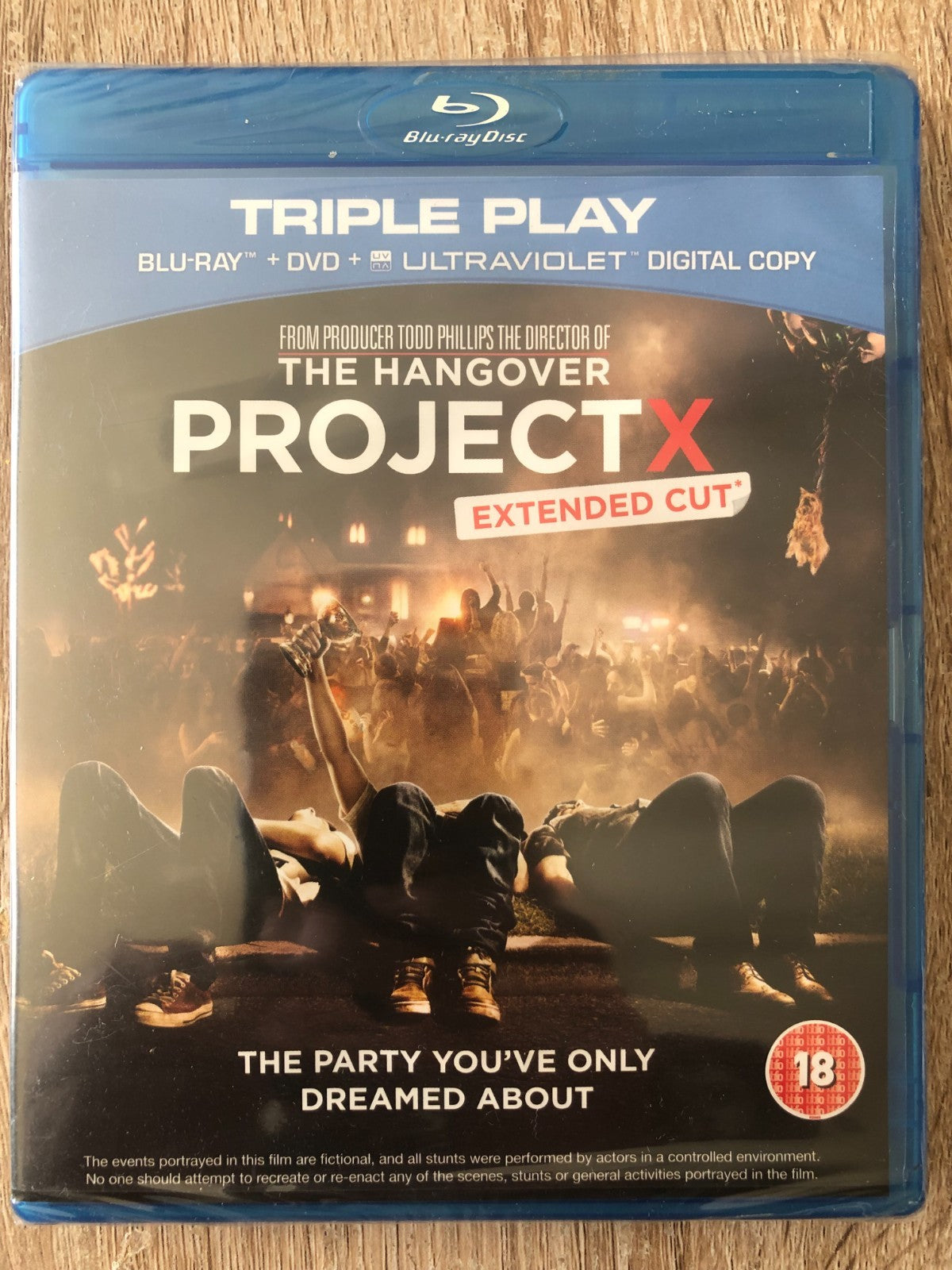 Project X (18) 2012 BR+DVD Blu-ray Brand New & Sealed UK Release