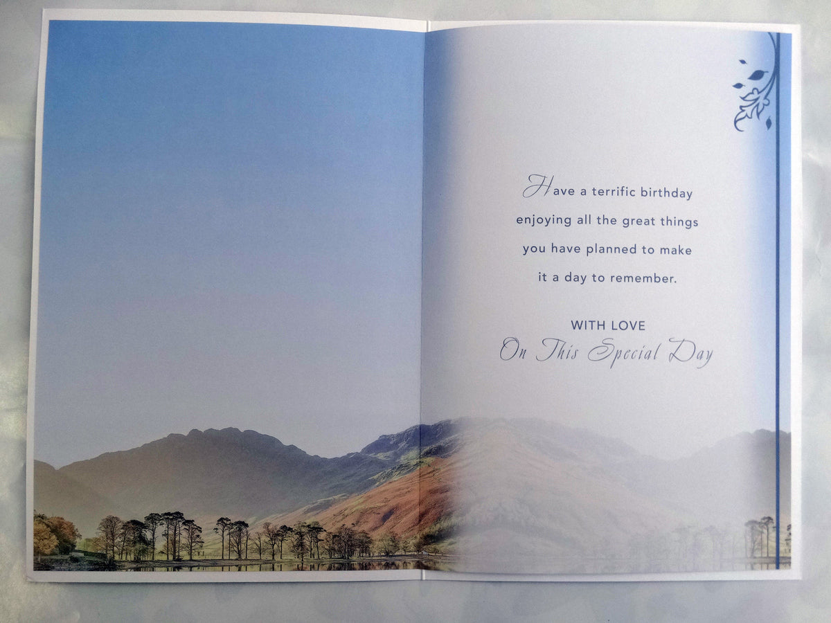 Dad 60th Birthday Card On Your Lake Design Happy Birthday