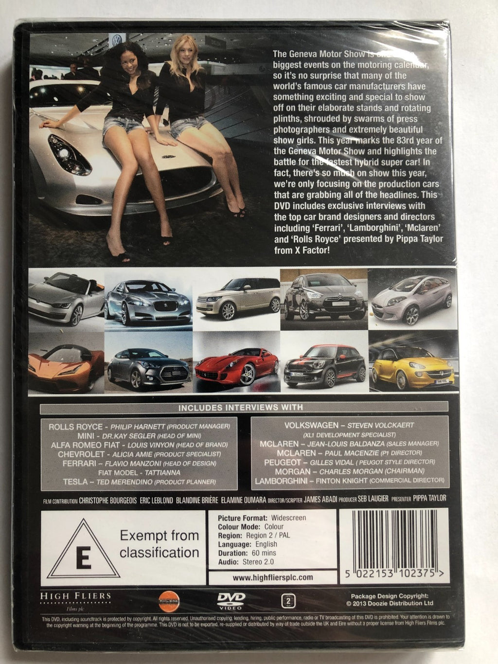 Geneva Motor Show 2013 (DVD, 2013) Brand New And Sealed
