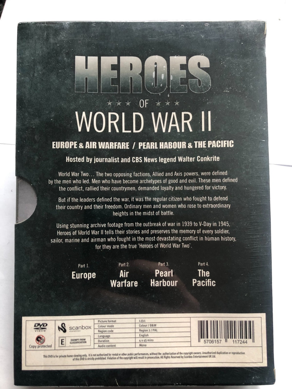 Heroes of World War 2 (E) DVD Brand New UK Release Genuine Fast Region 2 PAL New