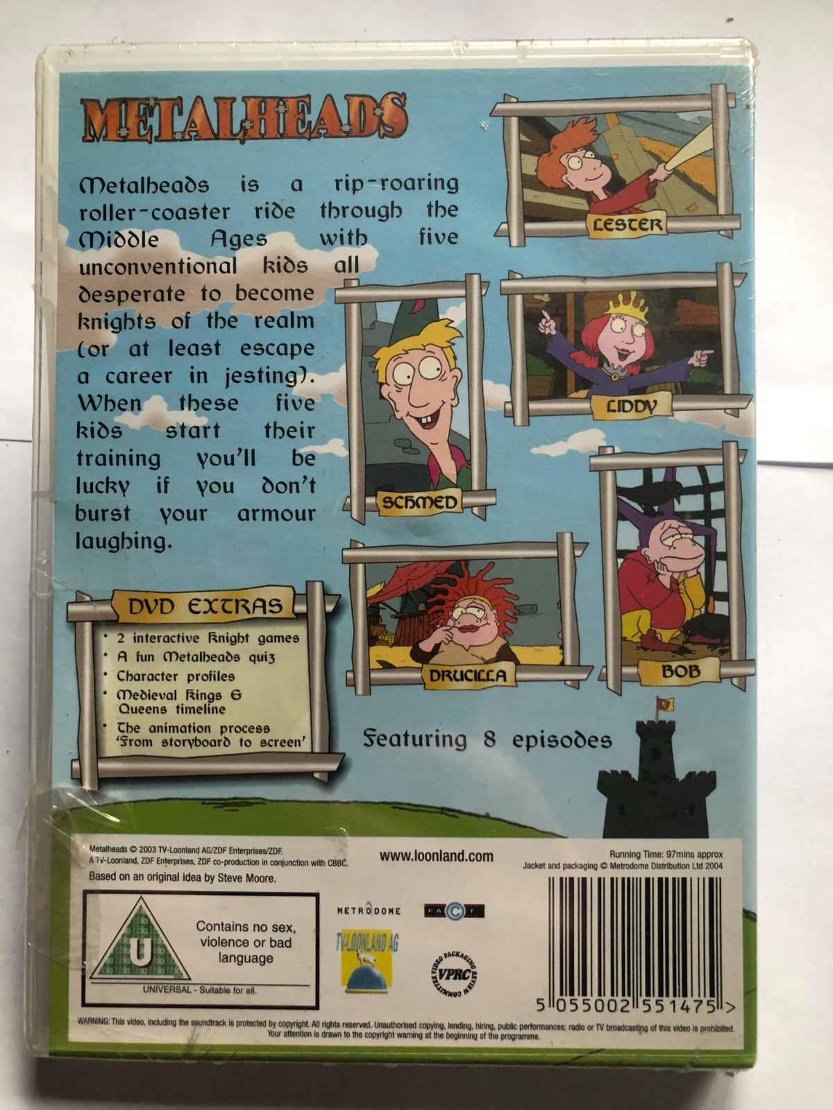 Metalheads DVD New & Sealed Medieveil Madness WIth Wannabe Knights CBBC