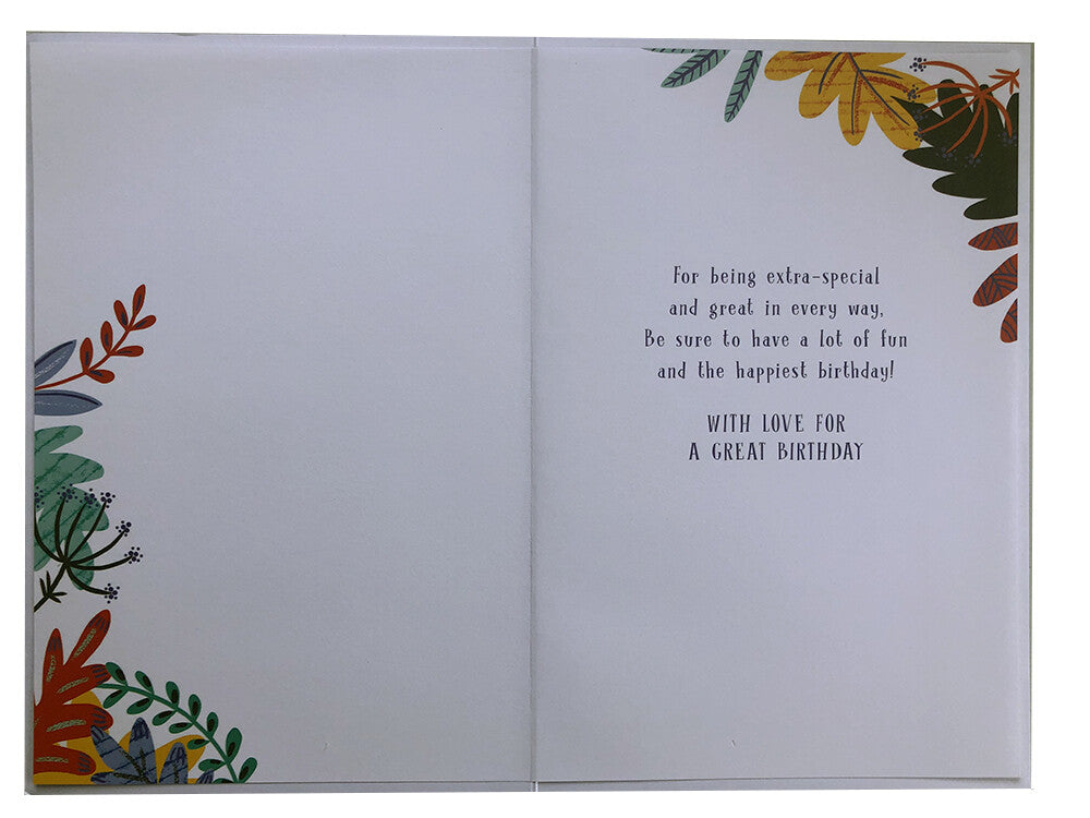Grandson 5th Birthday Card Age 5 Today Cute Monkey Happy Lovely Verse