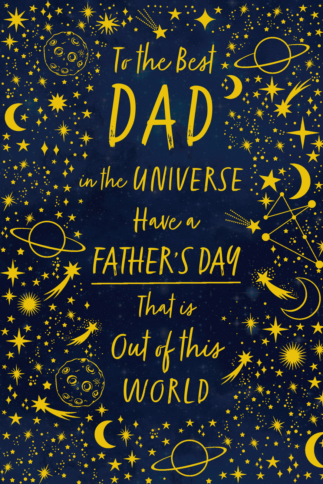 Fathers Day Card Best Dad In The Universe Lovely Verse