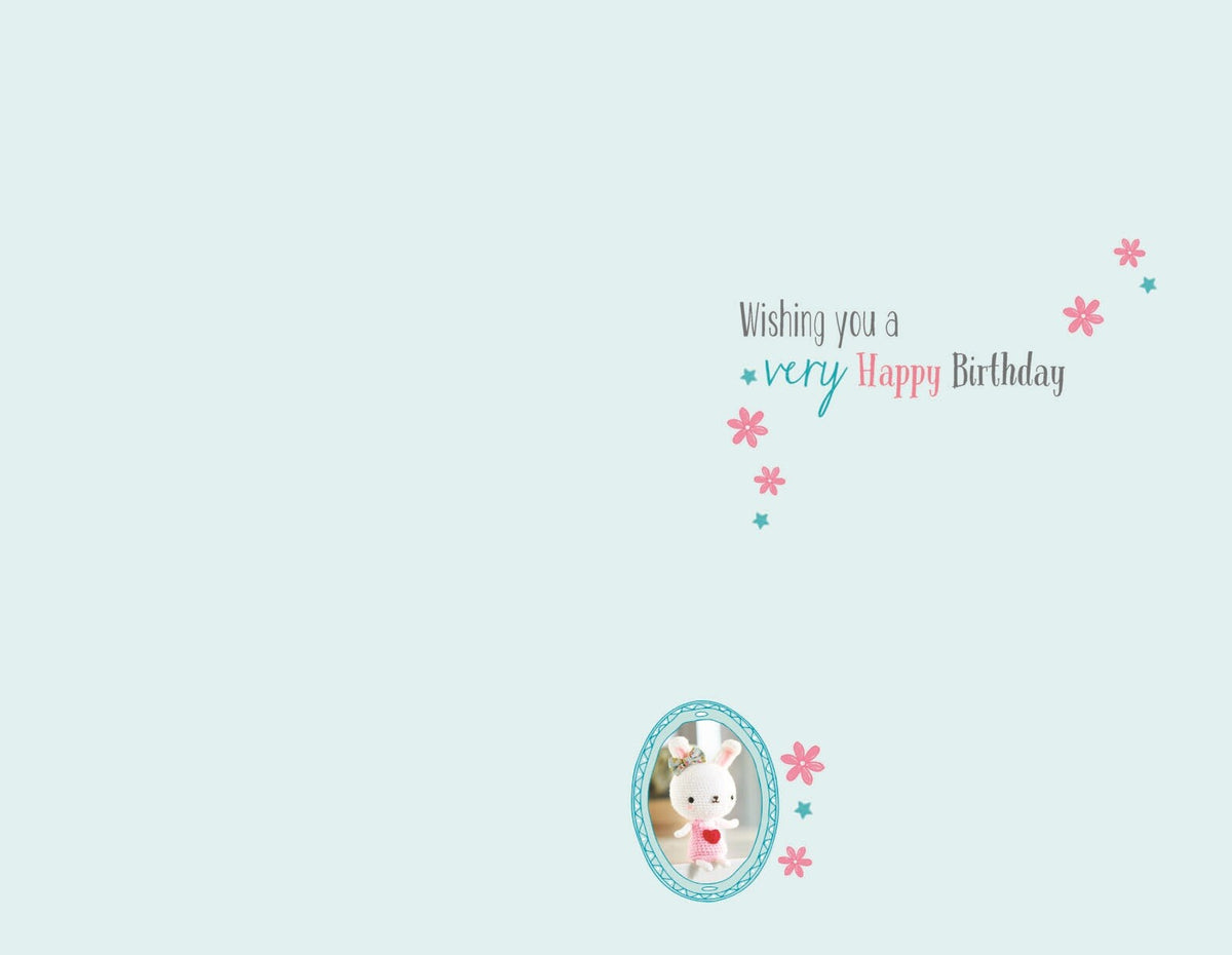 Cousin Happy Birthday Card With Lots Of Love Teddy Bright Modern