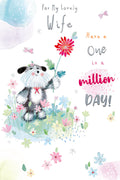 Wife Birthday Card Have A One In A Million Day For My Loving Cute Dog